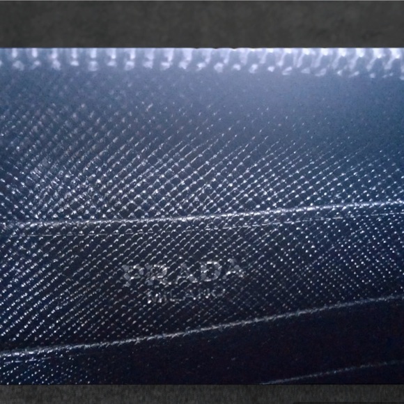 Prada Large Nylon Black Zip Around Wallet - Picture 6 of 14